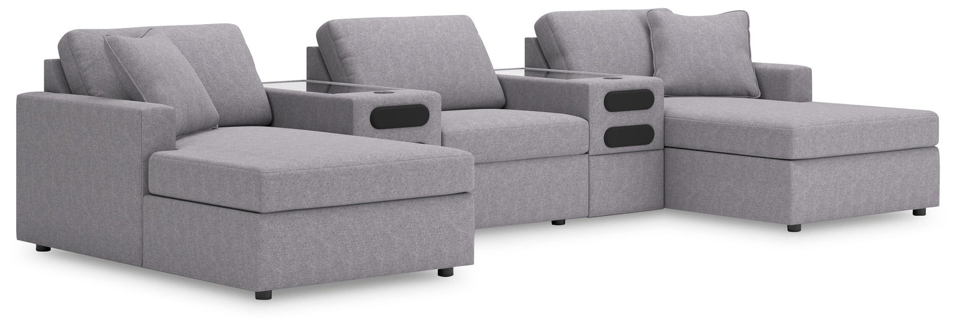 Signature Design by Ashley® Modmax - Granite - Sectional | Meri Furniture