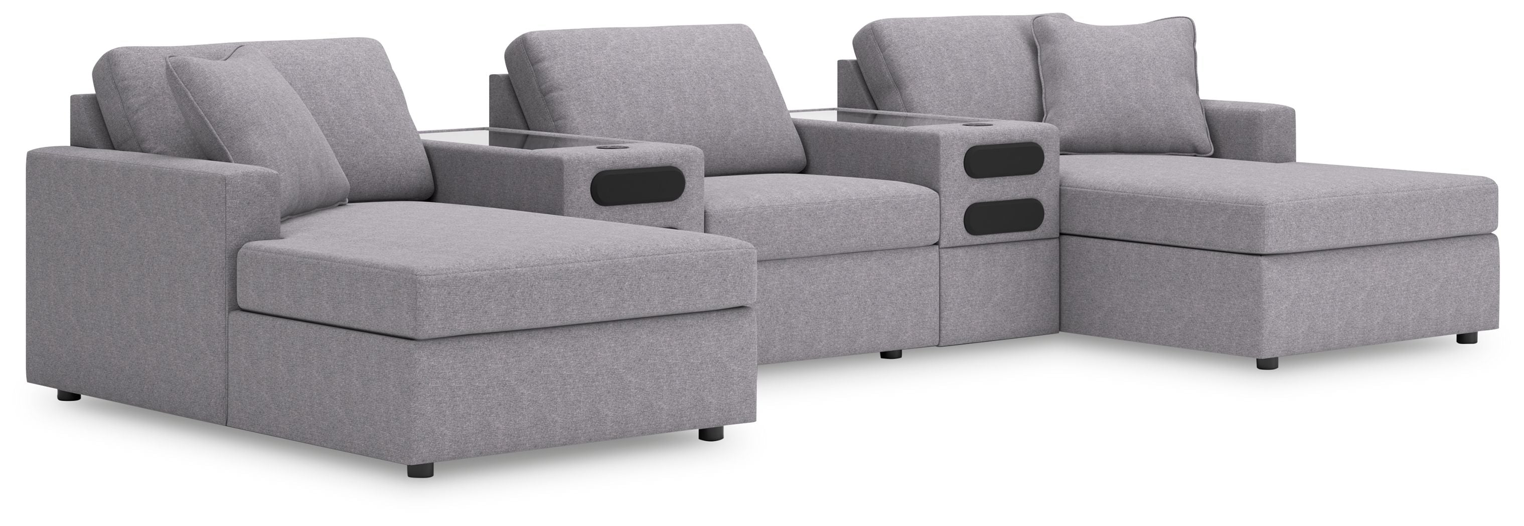Signature Design by Ashley® Modmax - Granite - Sectional | Meri Furniture