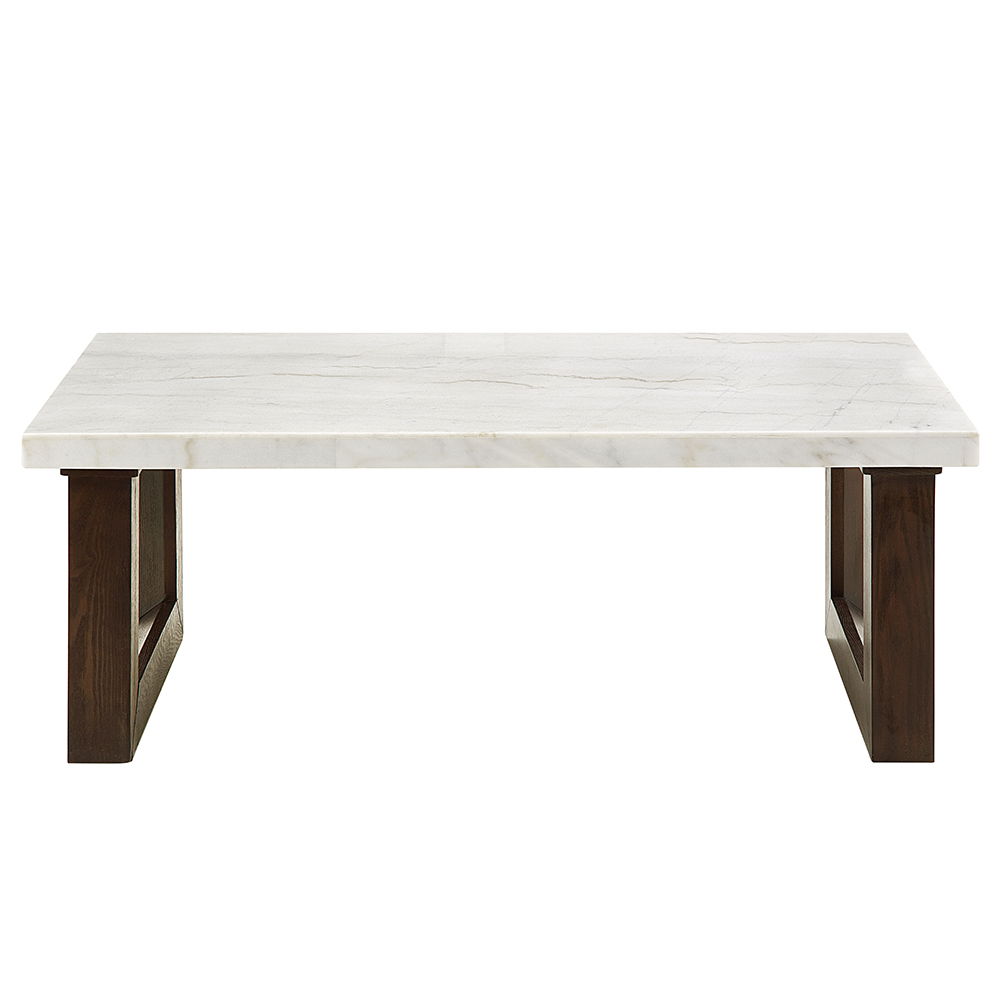 ACME Edwyn - Table With Marble Top | Meri Furniture