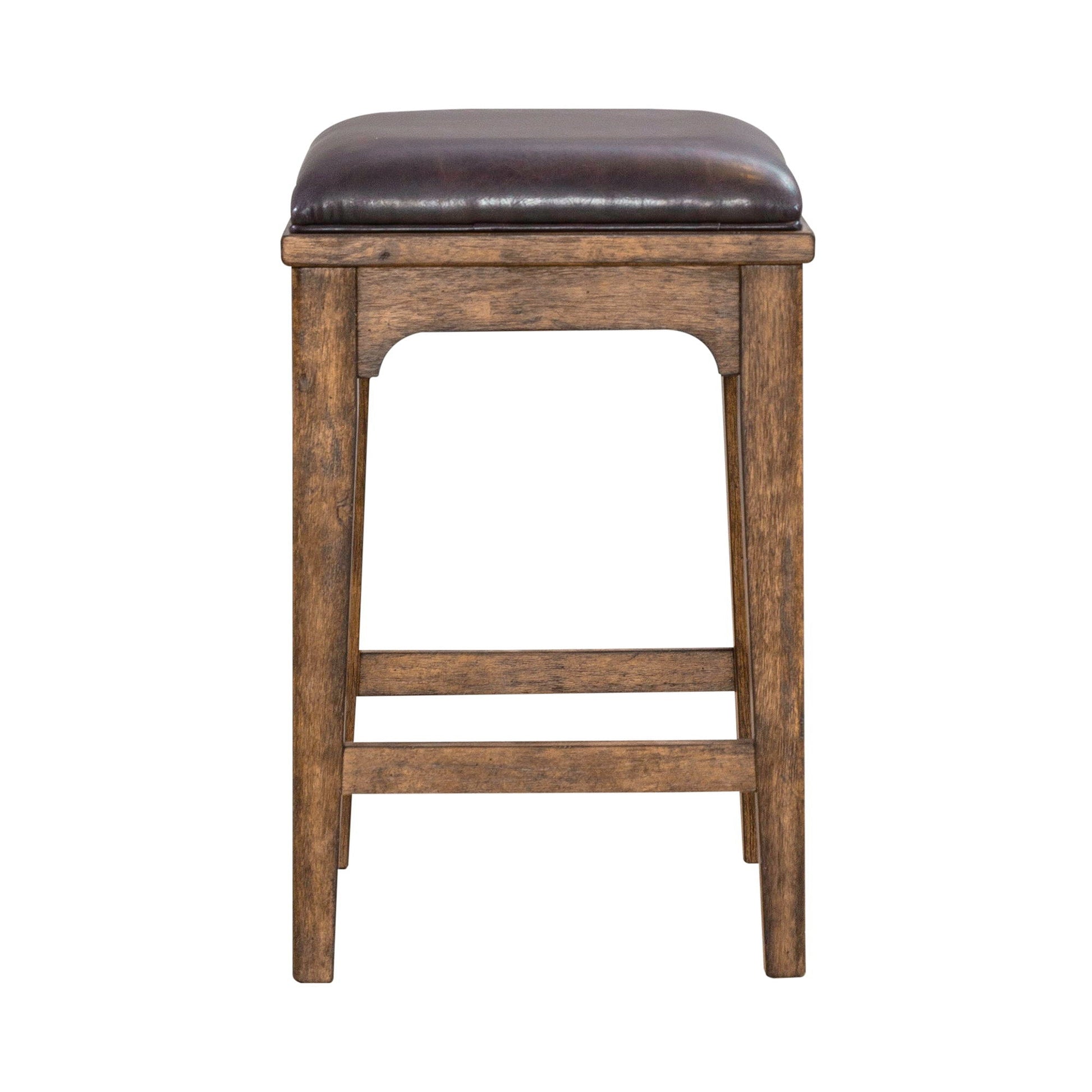 Liberty Furniture Ashford - Upholstered Console Stool - Light Brown | Meri Furniture