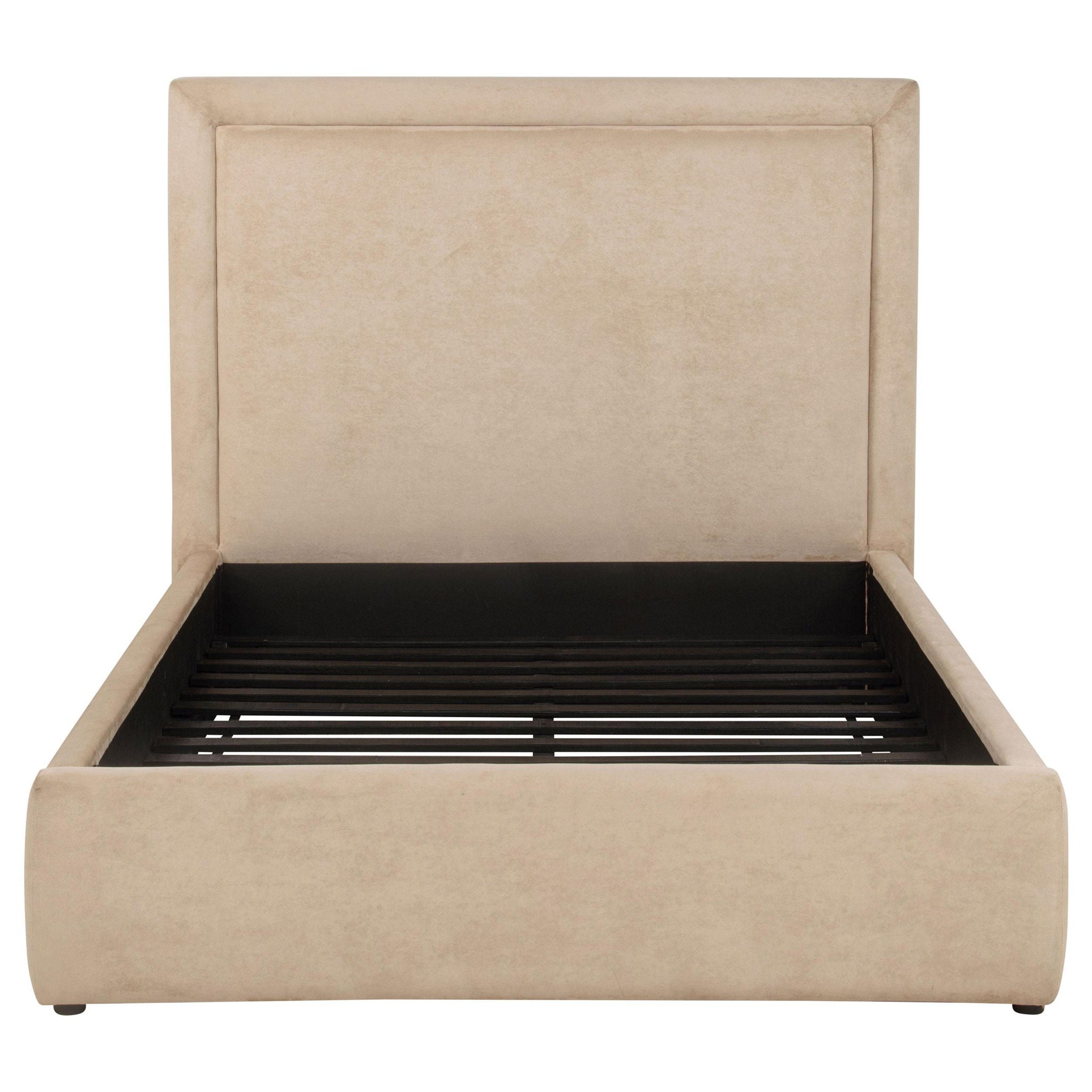 Lawson 54-inch Upholstered Full Platform Bed Light Saddle