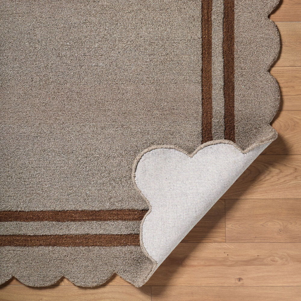 Scalloped Handmade Rug