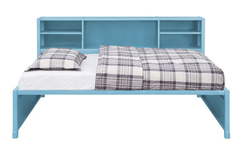 ACME •Includes Slat System and Trundle•Storage Headboard•Mattress is Not Included•Daybed: 9 Slats, Trundle: 19 Slats•Recommended Mattress Thickness: 6" | Meri Furniture