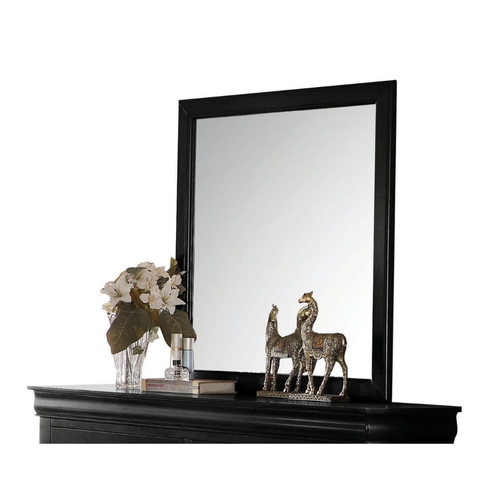 ACME The Louis Philippe mirror is available in different finishes to choose. This mirror simple in style with a rectangular frame. It will be the perfect complement from the most sophisticated to decor casual settings. | Meri Furniture
