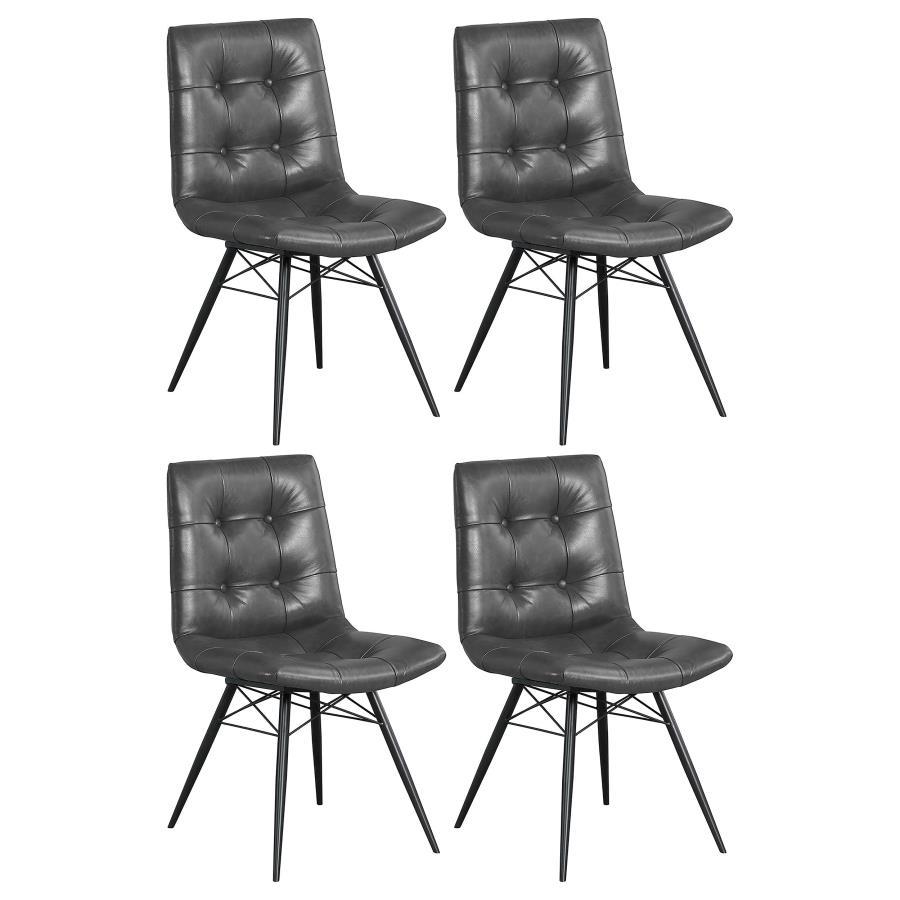 Coaster Fine Furniture Aiken - Upholstered Dining Side Chair (Set of 4) | Meri Furniture