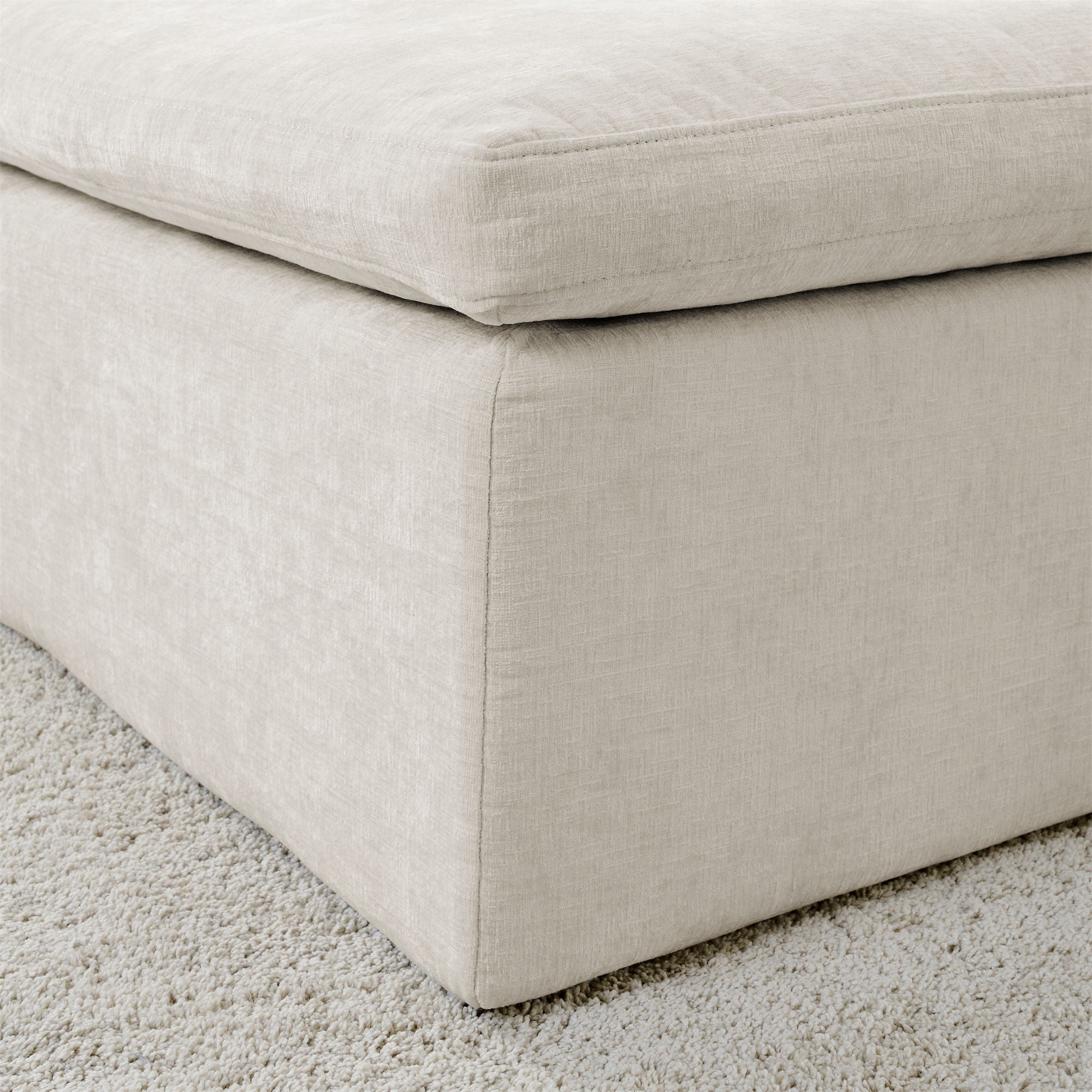 Modern Minimalist Cloud Sectional Couch With Comfy Chaise, U Shaped Modular Sofa