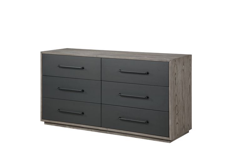 ACME Estevon - Dresser - Gray Oak Finish | Meri Furniture