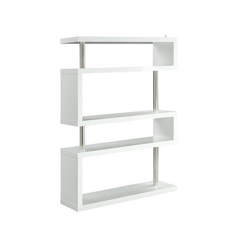 ACME Buck II - Bookshelf - White Finish | Meri Furniture