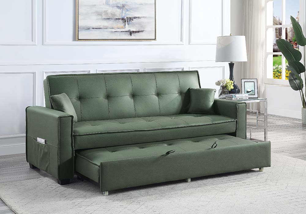 ACME Octavio - Sofa - Green Fabric | Meri Furniture