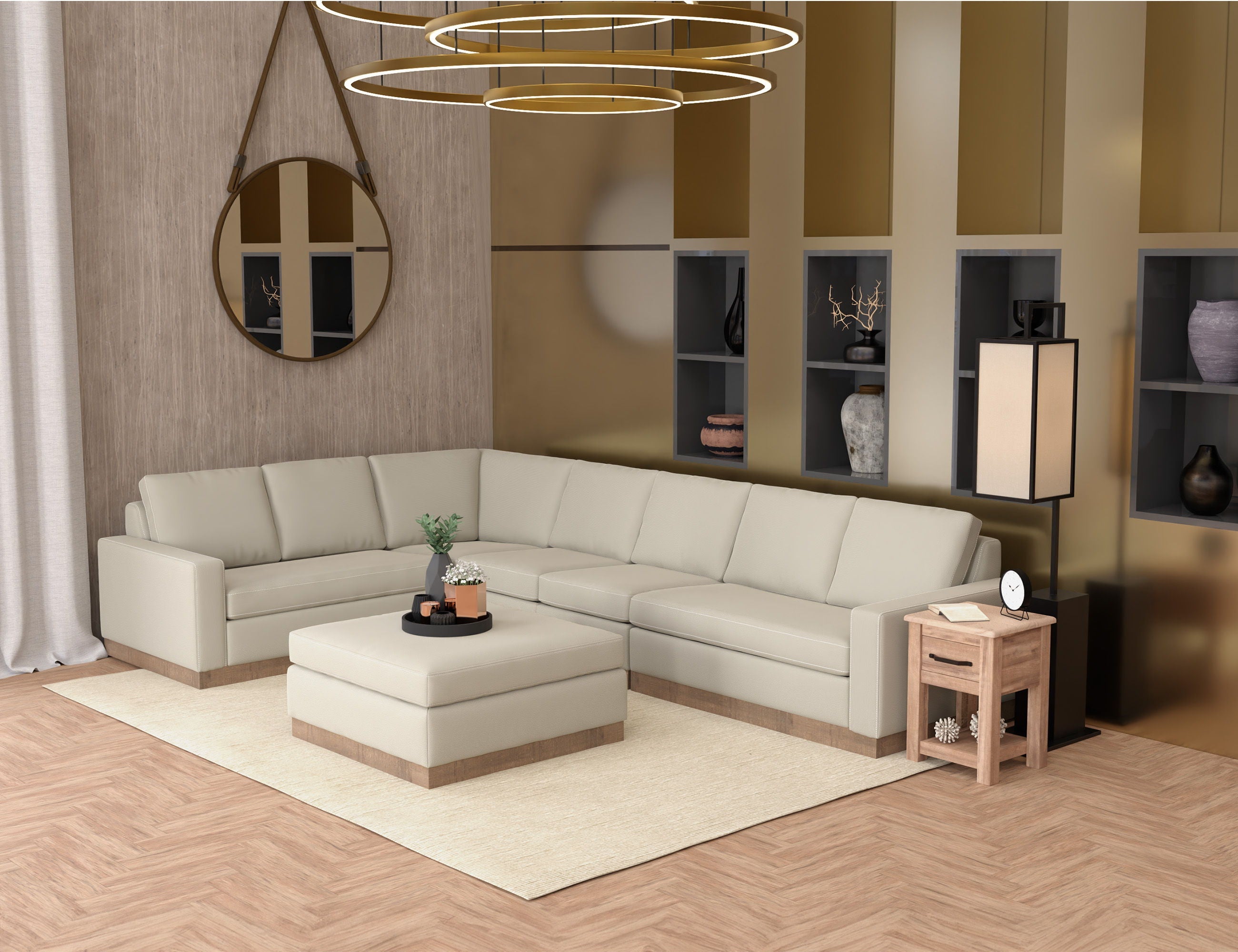 International Furniture Direct Georgia - Ottoman | Meri Furniture