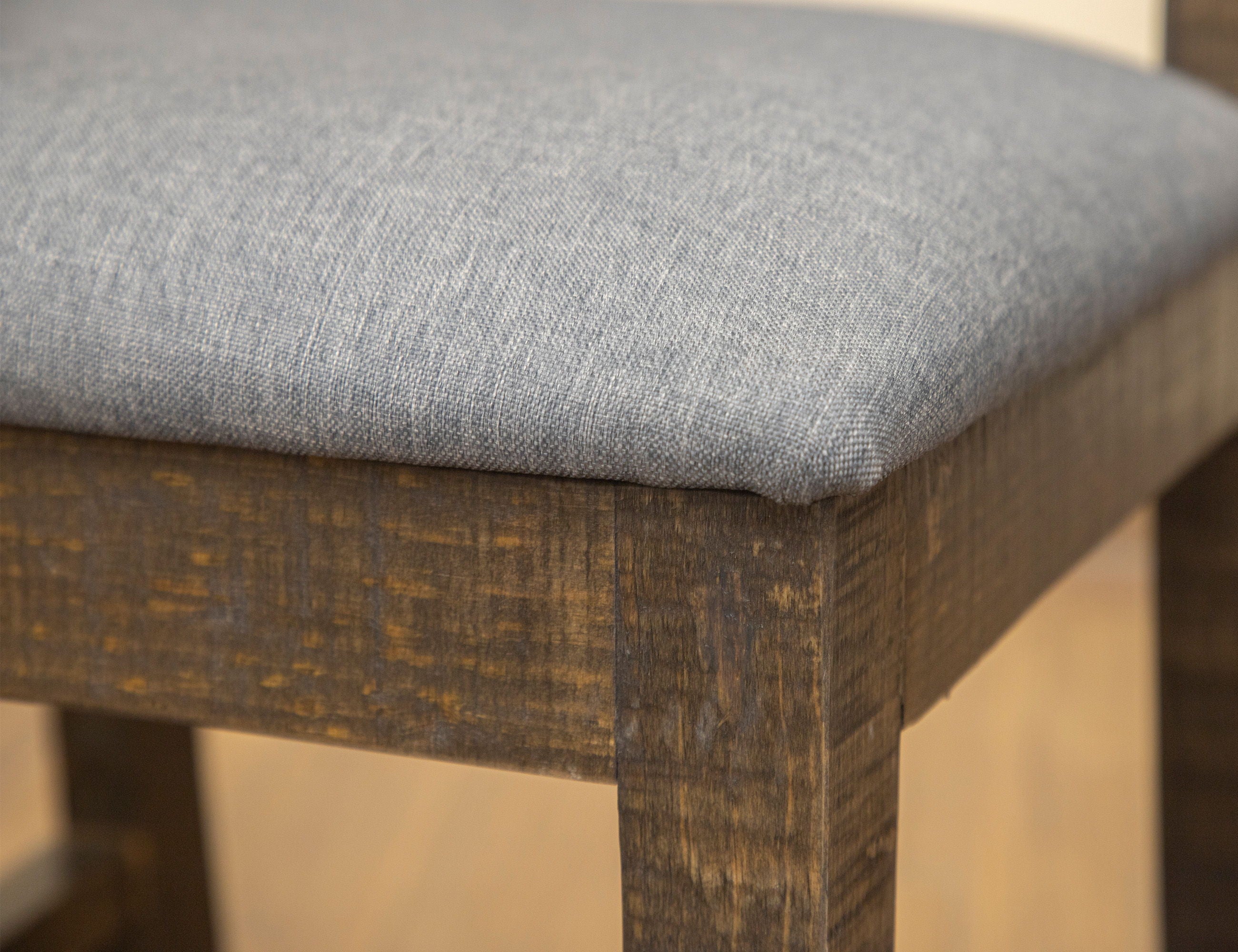 International Furniture Direct Loft Brown - Barstool (Set of 2) - Two Tone Gray / Brown | Meri Furniture