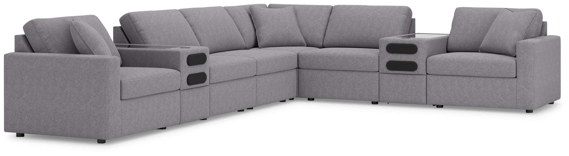 Signature Design by Ashley® Modmax - Granite - Sectional | Meri Furniture