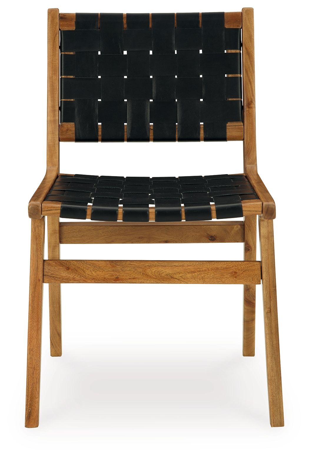 Signature Design by Ashley® Fortmaine - Brown / Black - Dining Room Side Chair (Set of 2) | Meri Furniture