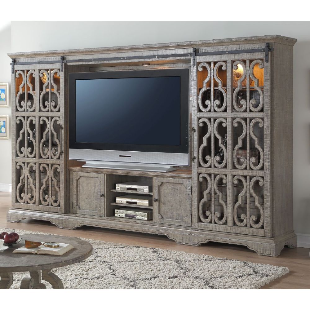 ACME Artesia - Entertainment Center - Salvaged Natural | Meri Furniture
