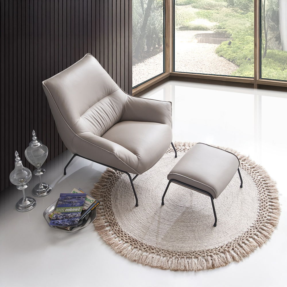 Jabel - Accent Chair & Ottoman