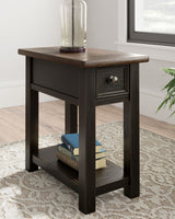 Ashley Furniture Tyler - Black / Gray - Chair Side End Table | Meri Furniture