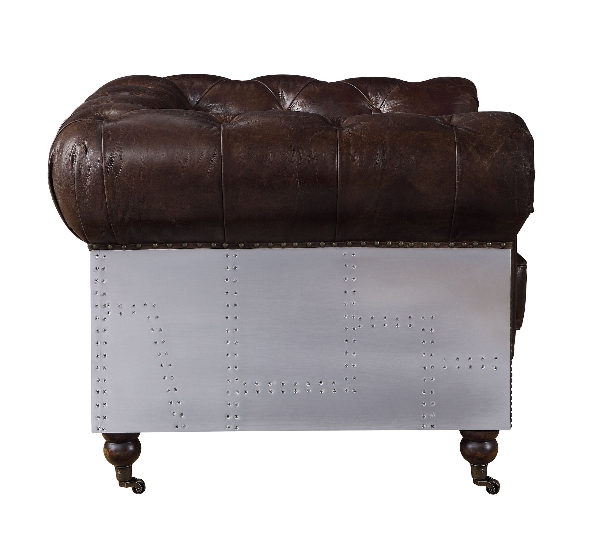ACME Aberdeen - Sofa - Vintage Brown Top Grain Leather | Meri Furniture