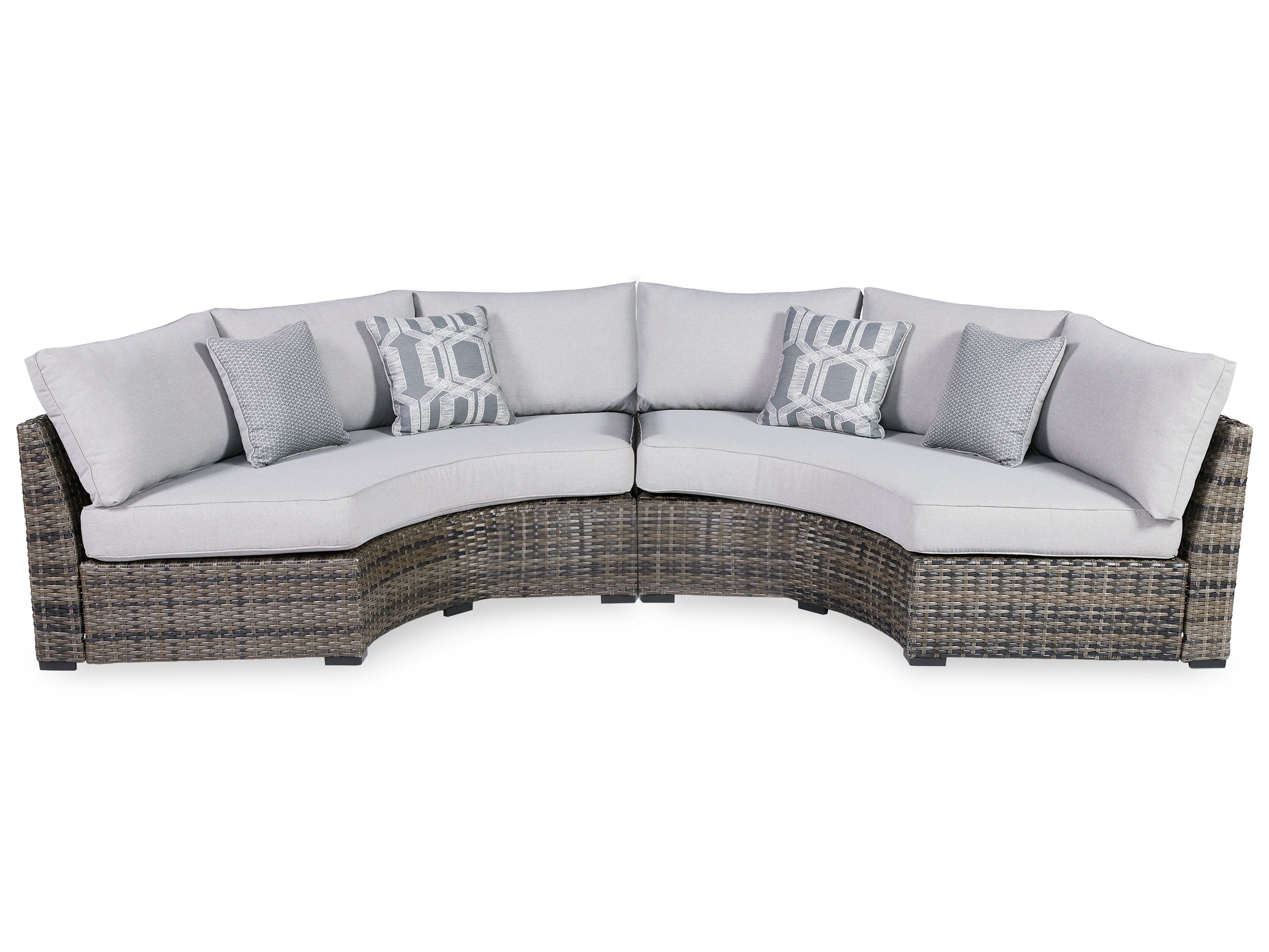 Signature Design by Ashley® Harbor Court - Outdoor Sectional | Meri Furniture
