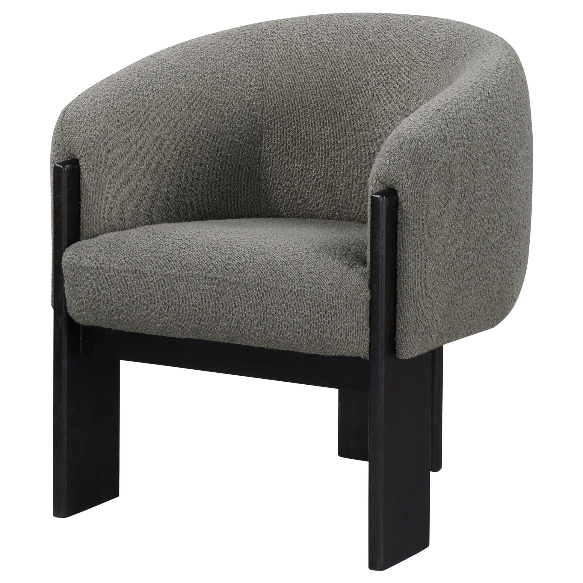 Coaster Fine Furniture Valdez - Boucle Upholstered Barrel Back Accent Chair | Meri Furniture