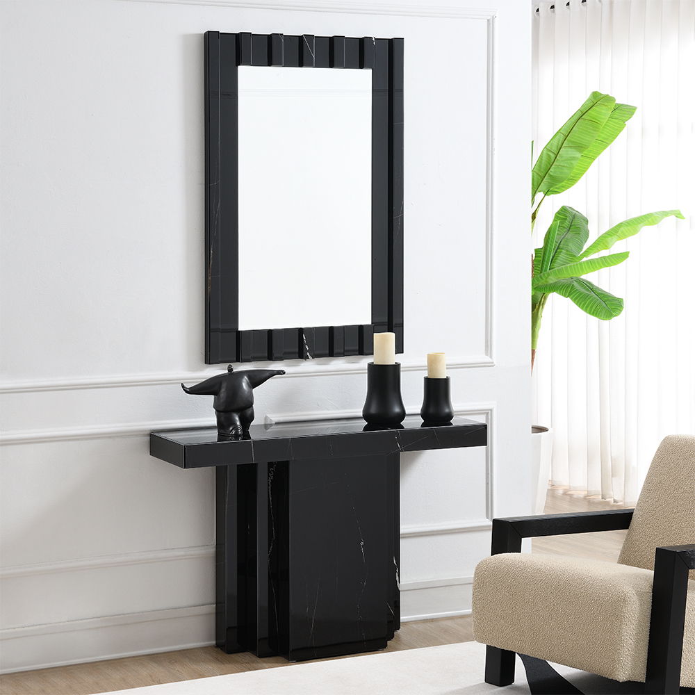 ACME Drisana - Console Table - Black | Meri Furniture
