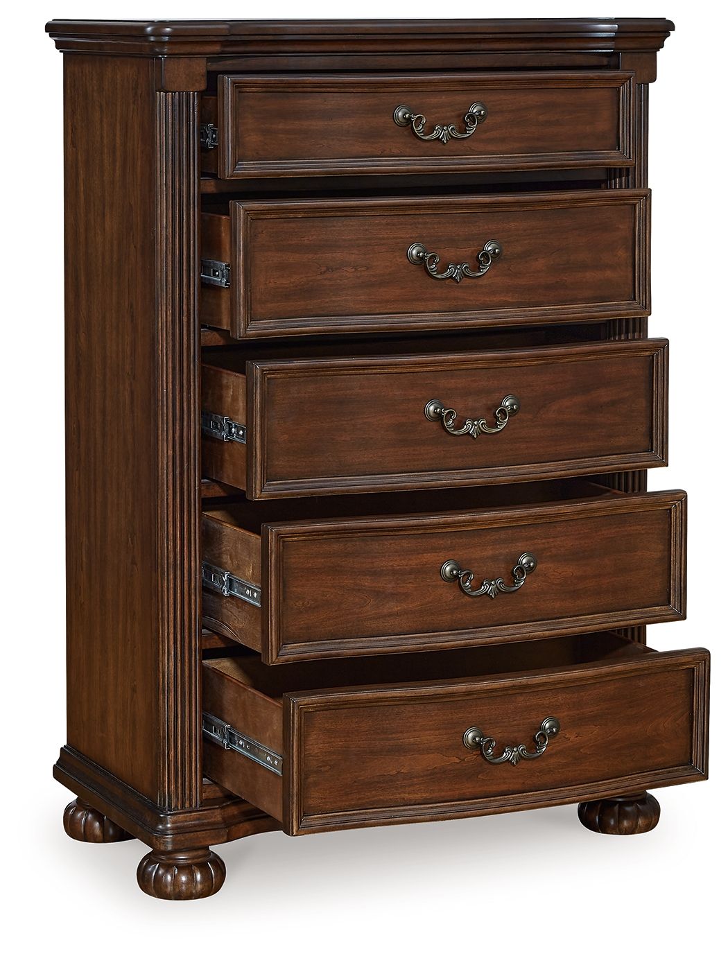 Signature Design by Ashley® Lavinton - Brown - Five Drawer Chest | Meri Furniture