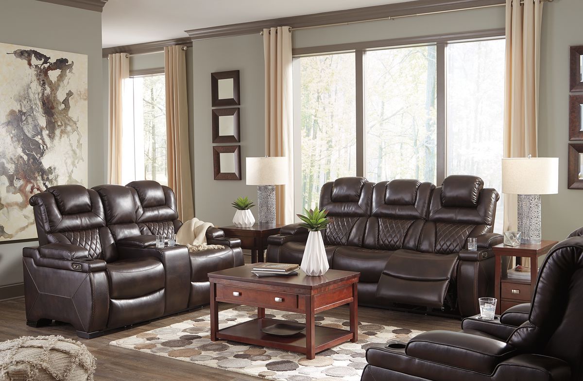 Signature Design by Ashley® Warnerton - Reclining Living Room Set | Meri Furniture