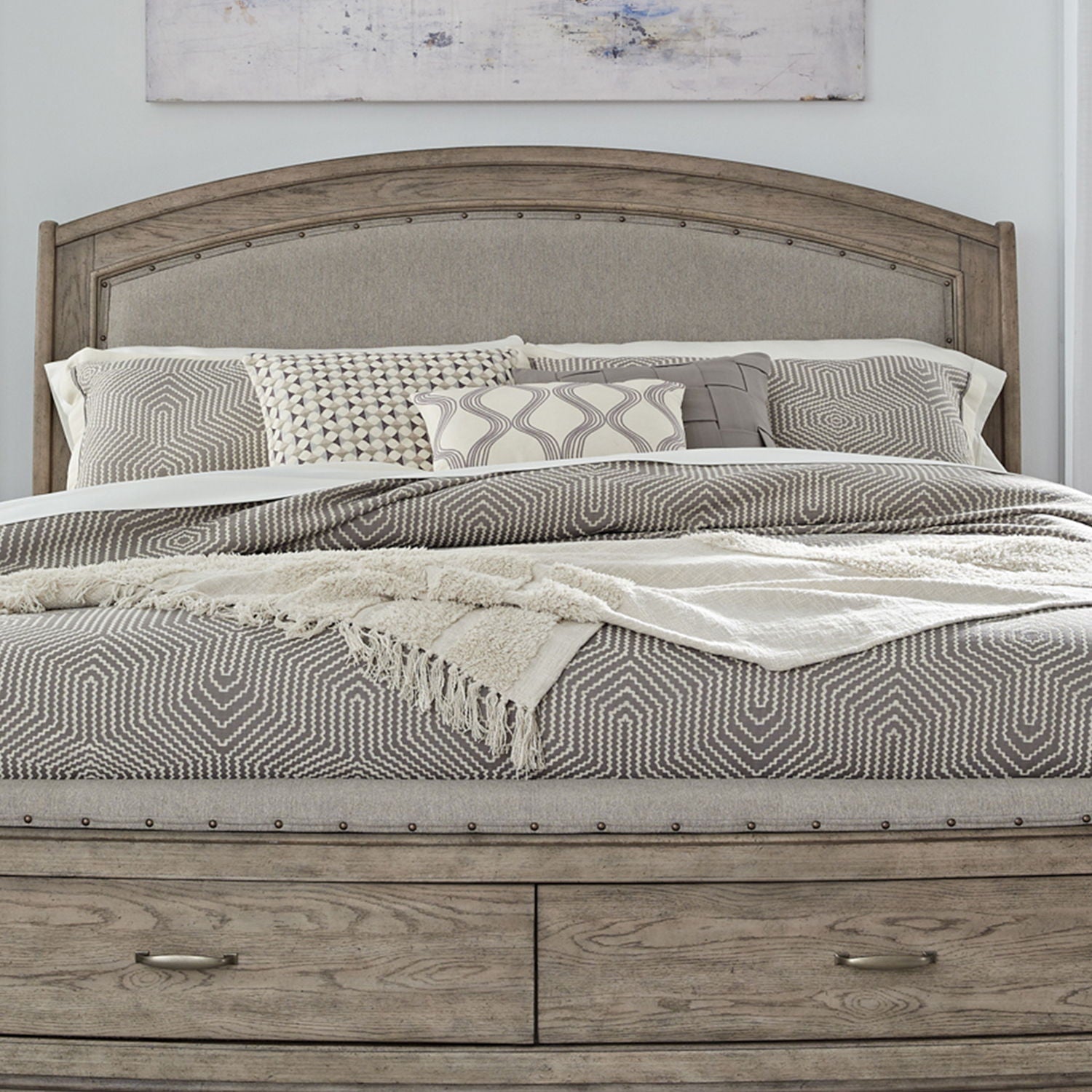 Liberty Furniture Avalon - Upholstered Headboard | Meri Furniture