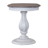 Liberty Furniture Magnolia Manor - Round Accent Table - White | Meri Furniture