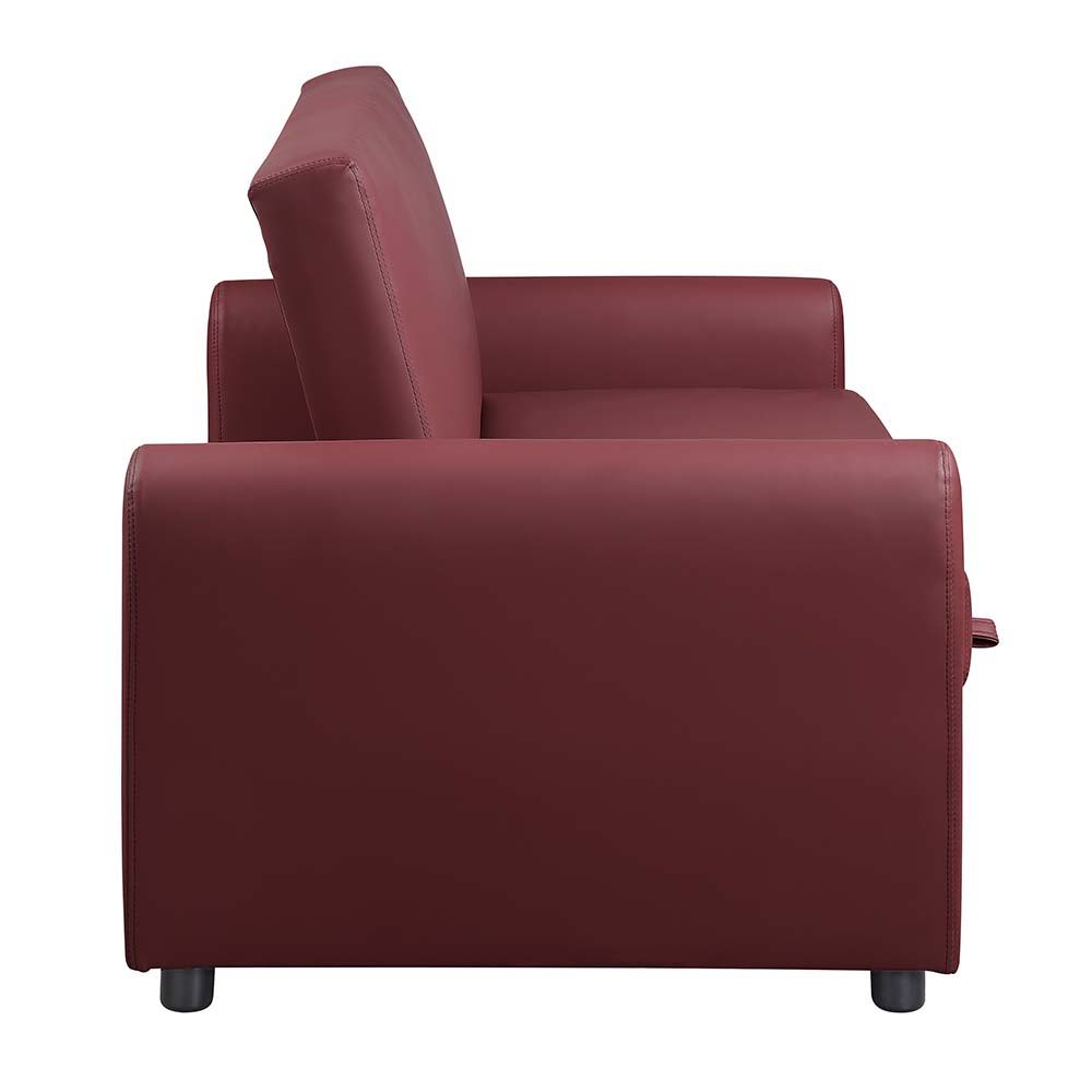 ACME Caia - Sofa - Red Fabric | Meri Furniture