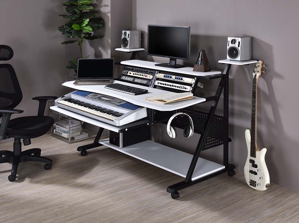 ACME The Willow music desk has all the amenities that you are seeking to become the industry's next musical genius. | Meri Furniture