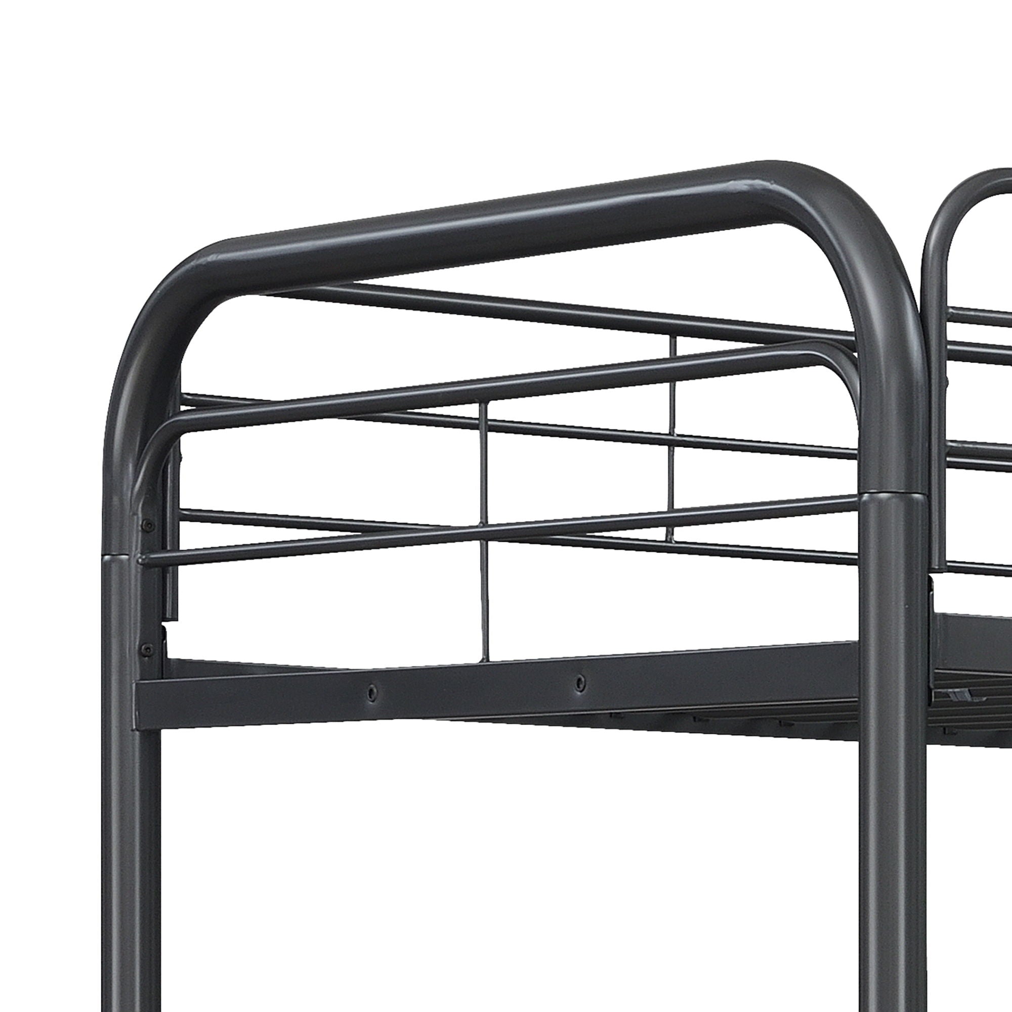 Modern Triple Bunk Bed, Durable Metal Frame