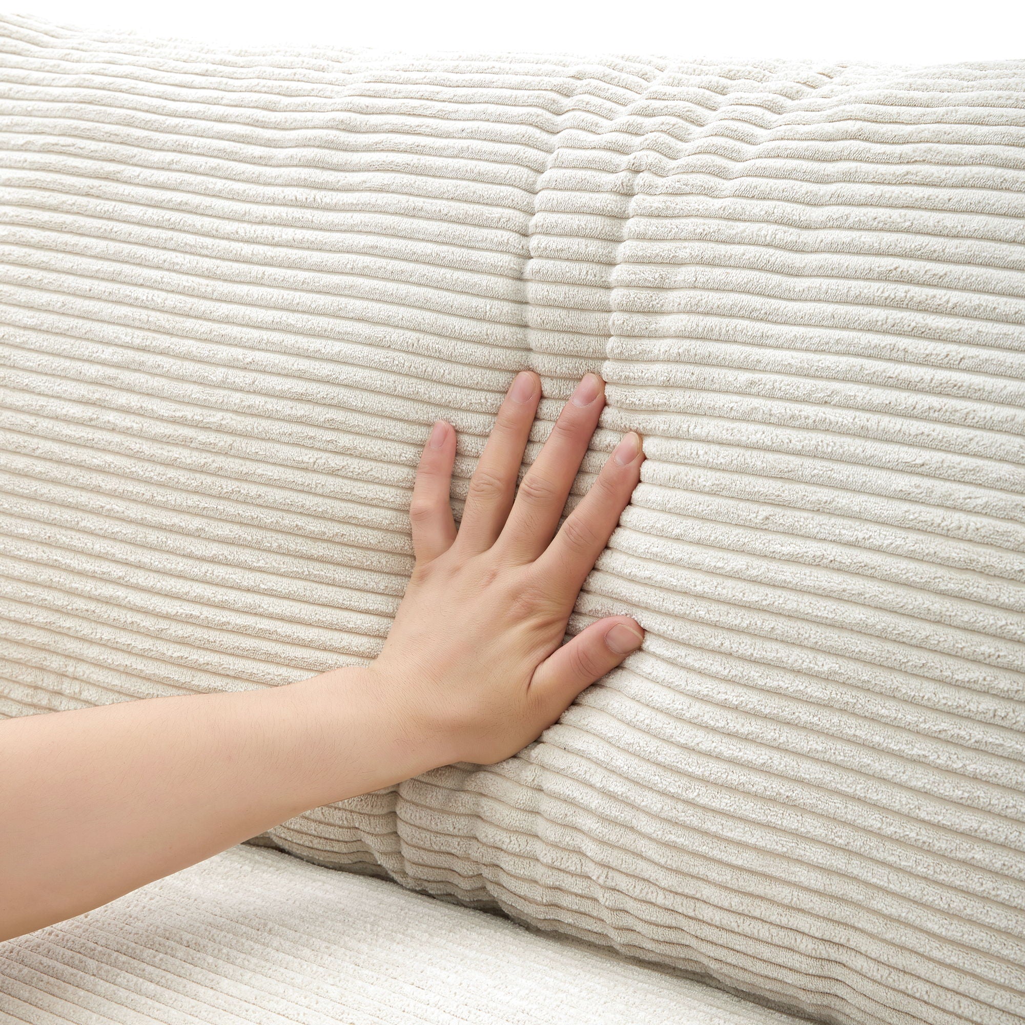 Oversized Sectional L Shaped Cloud Couch With USB Charging Port Cup Holder Deep And Wide Seat Sofa With Chaise Comfy