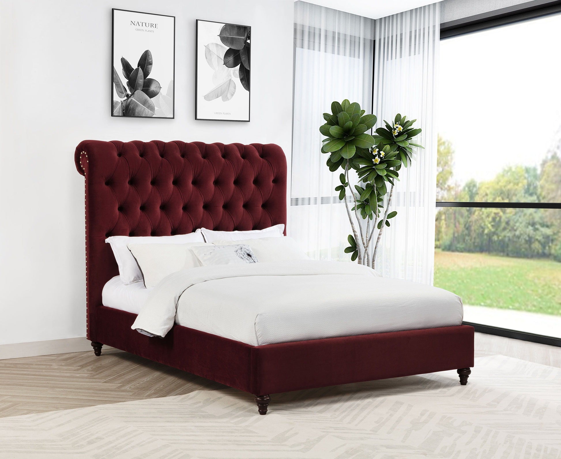 Coaster Fine Furniture Devon - Upholstered Panel Bed | Meri Furniture