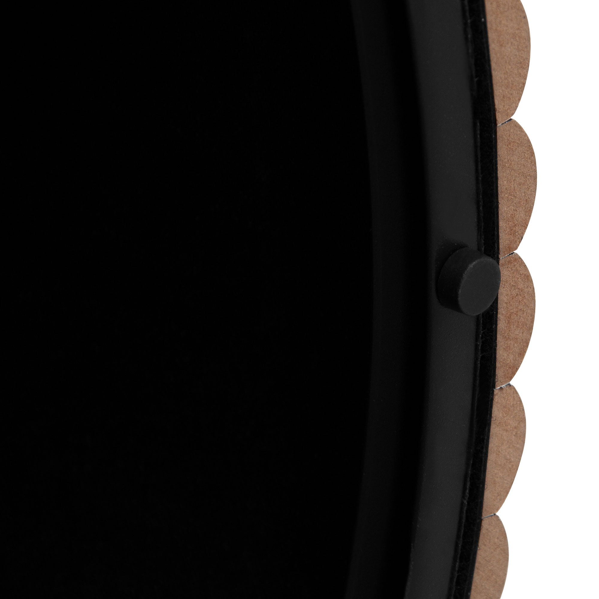 Coffee Table, Round Coffee Table, Modern Side Tables Accent End Table For Living Room, Apartment - Black