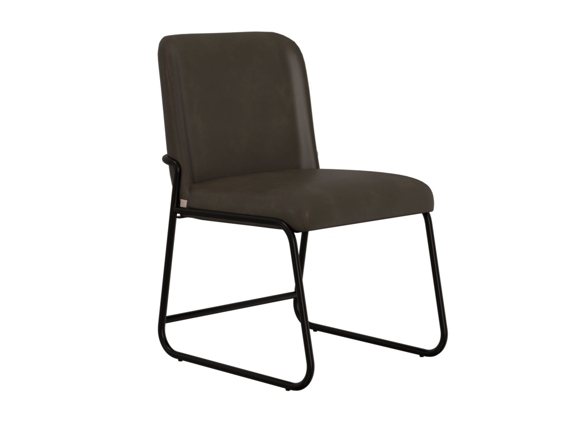 International Furniture Direct Seating - Upholstered Chair (Set of 2) - Brown / Black | Meri Furniture