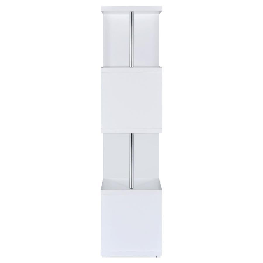 Coaster Fine Furniture Baxter - 4-shelf Bookcase | Meri Furniture