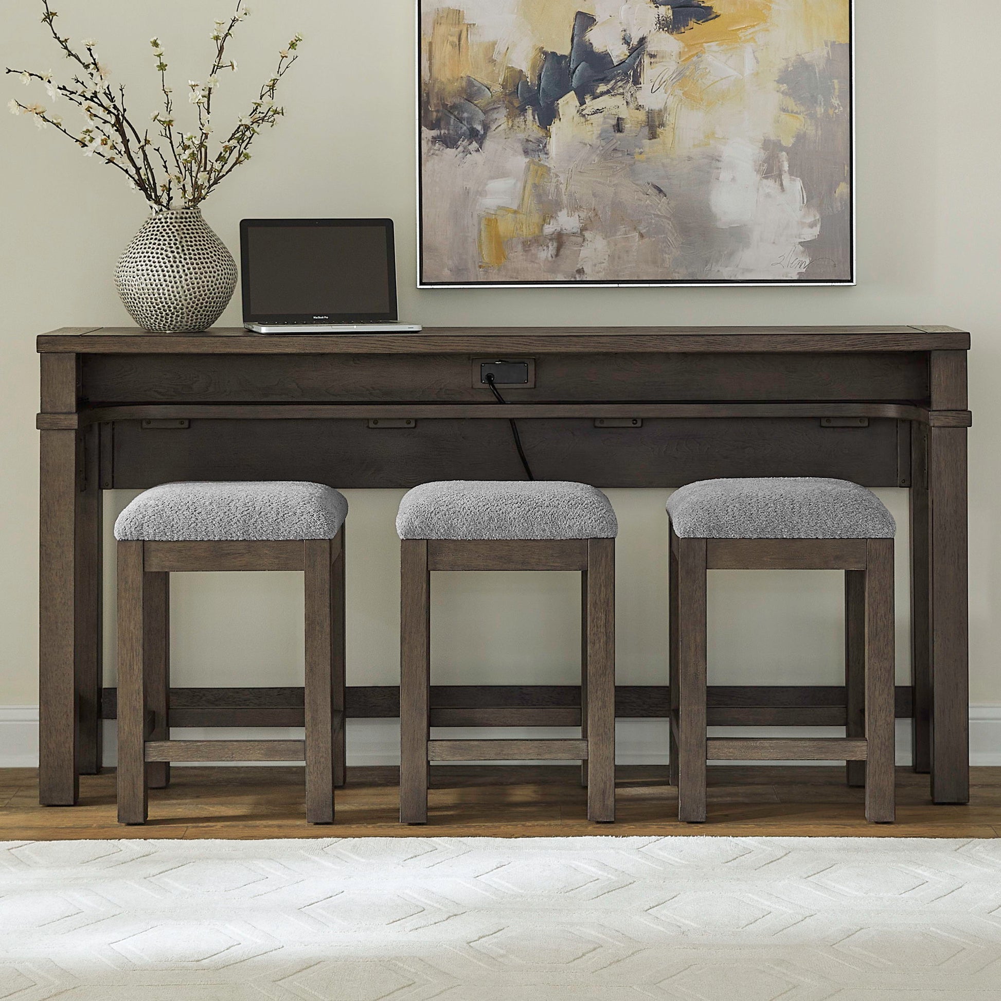 Liberty Furniture Cascade Falls - 4 Piece Set - Satin Espresso | Meri Furniture