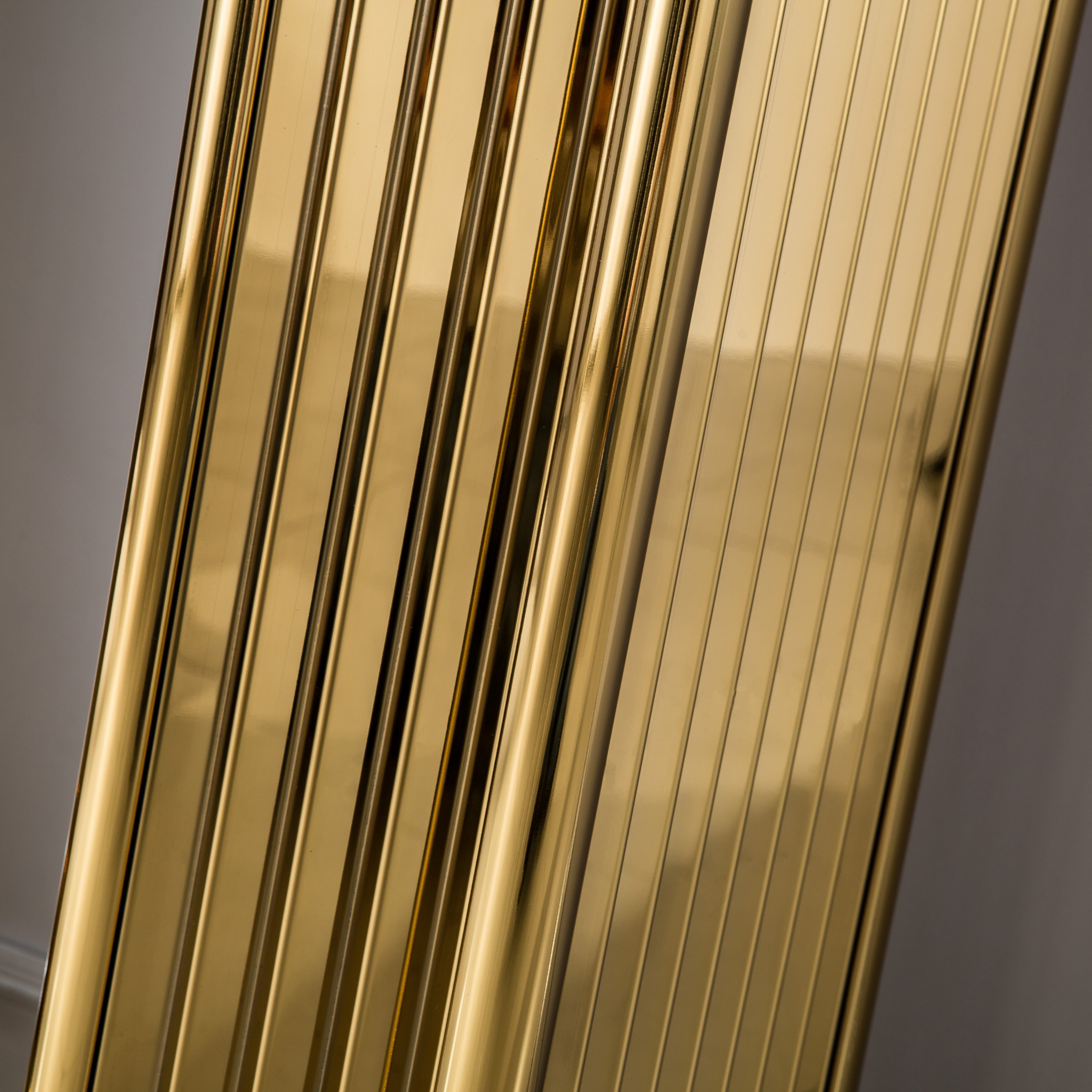 Solid Marble Console Table with Gold Finish Base