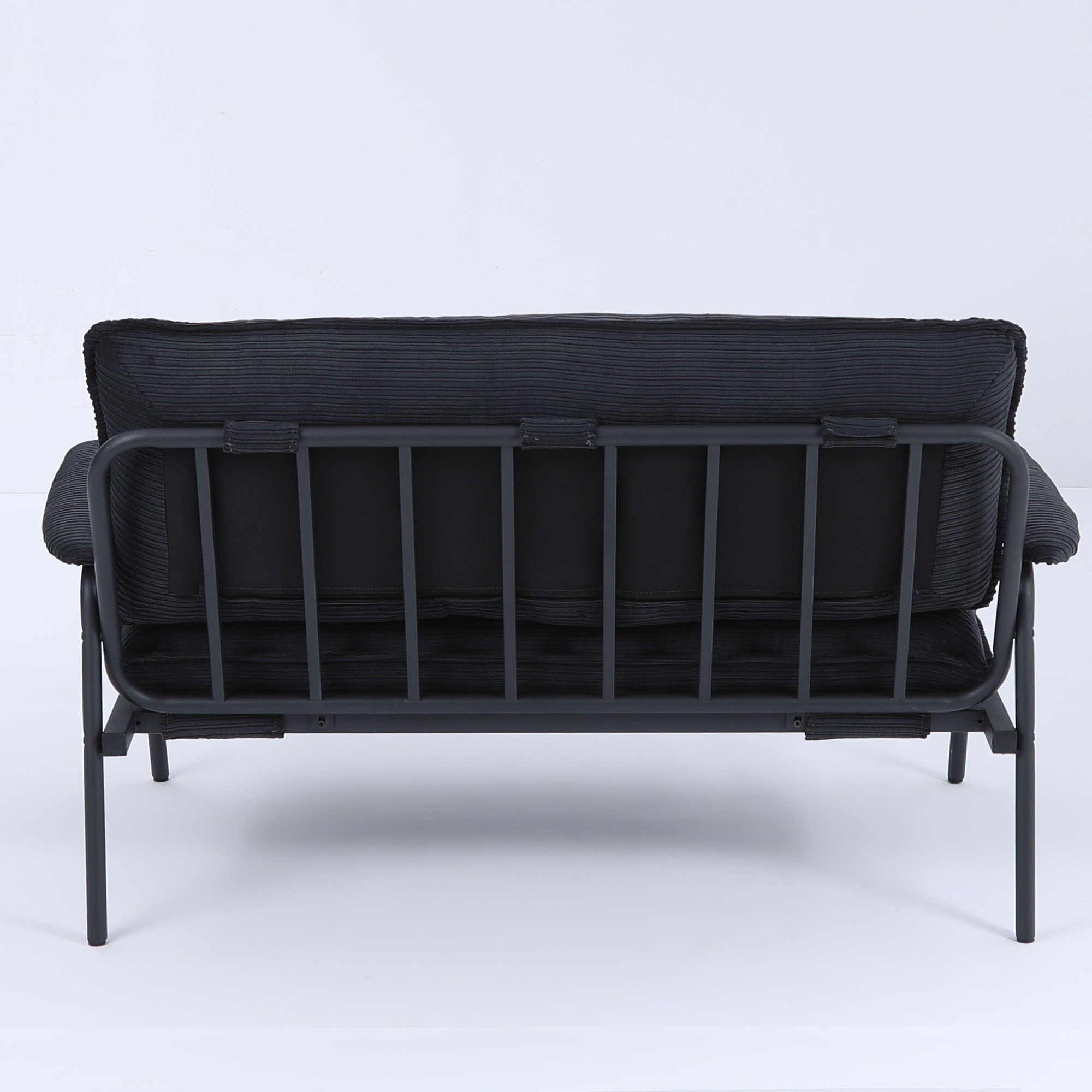 Modern Metal Frame Sofa With Sponge Filling For Compact Spaces And Versatile Use
