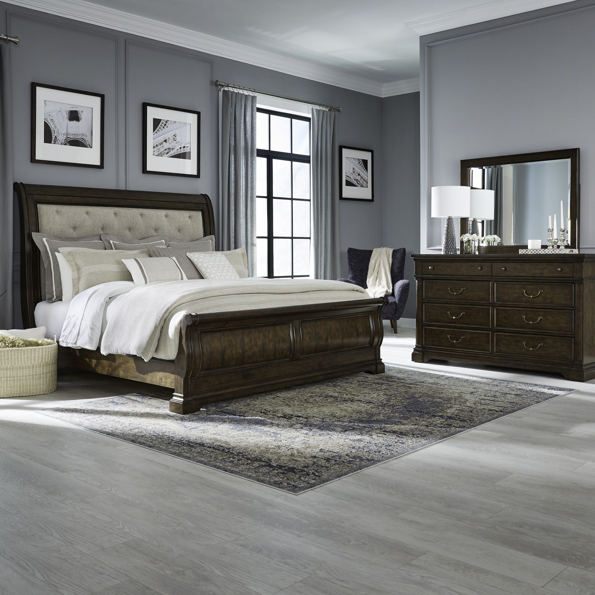 Liberty Furniture Arden Road - Upholstered Bedroom Set | Meri Furniture