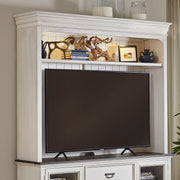 Liberty Furniture Allyson Park - Entertainment Hutch - White | Meri Furniture