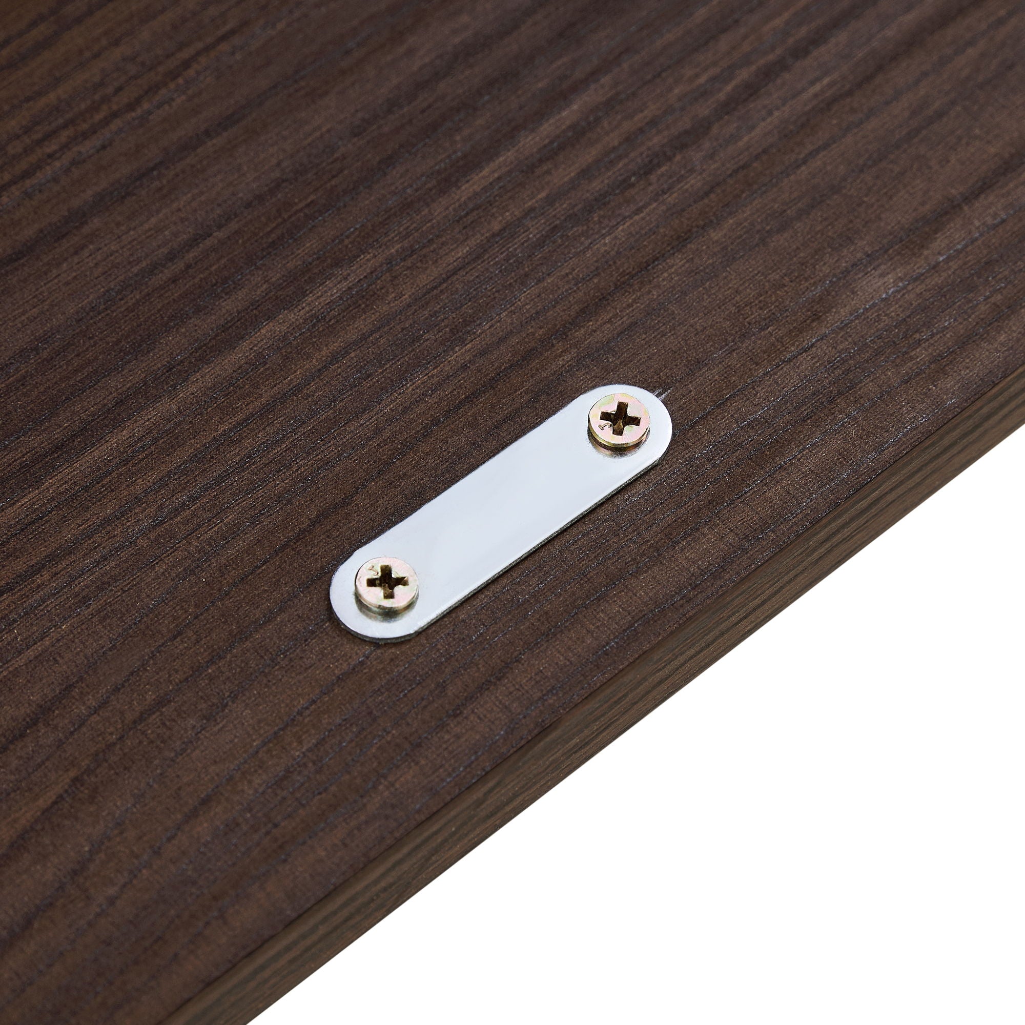 Modern Extendable & Rotating Cabinet With Drawer And Flip Doors For Versatile Storage - Black / Dark Walnut