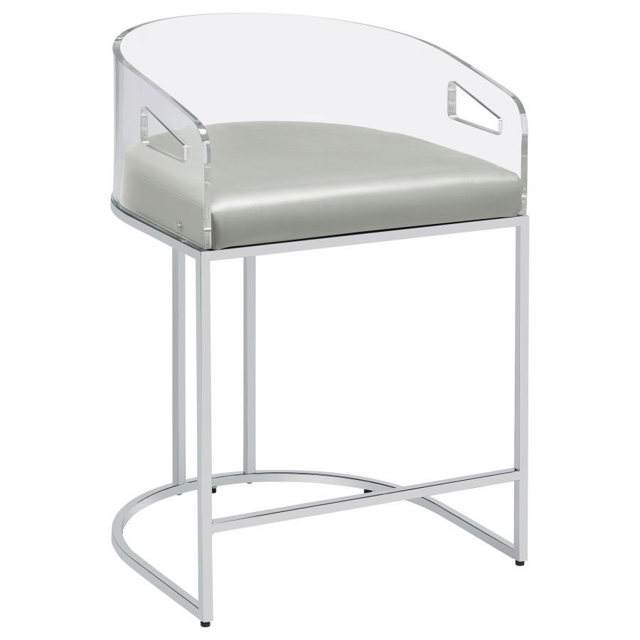 Coaster Fine Furniture Thermosolis - Clear Acrylic Chair (Set of 2) | Meri Furniture