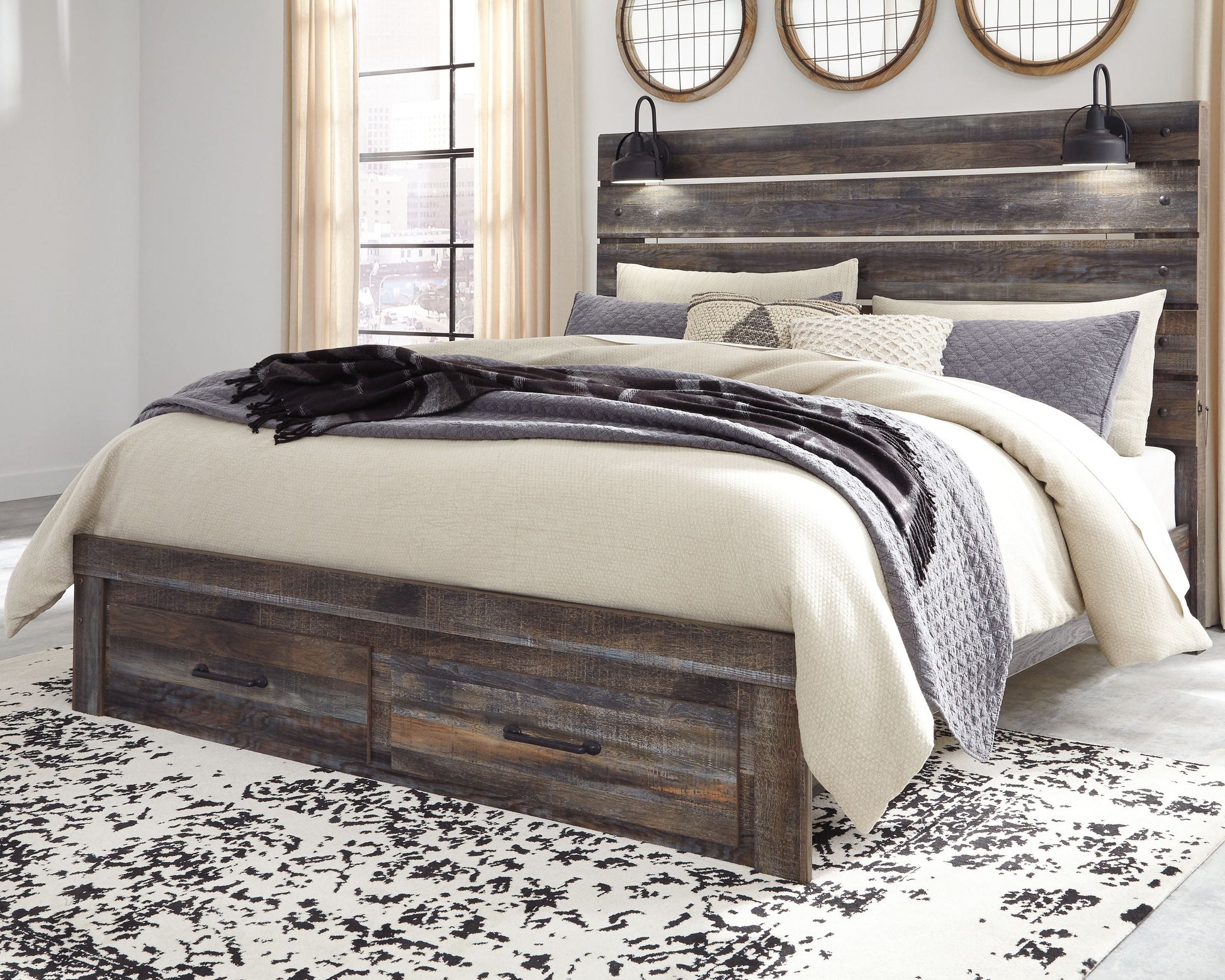 Signature Design by Ashley® Drystan - Panel Bed | Meri Furniture