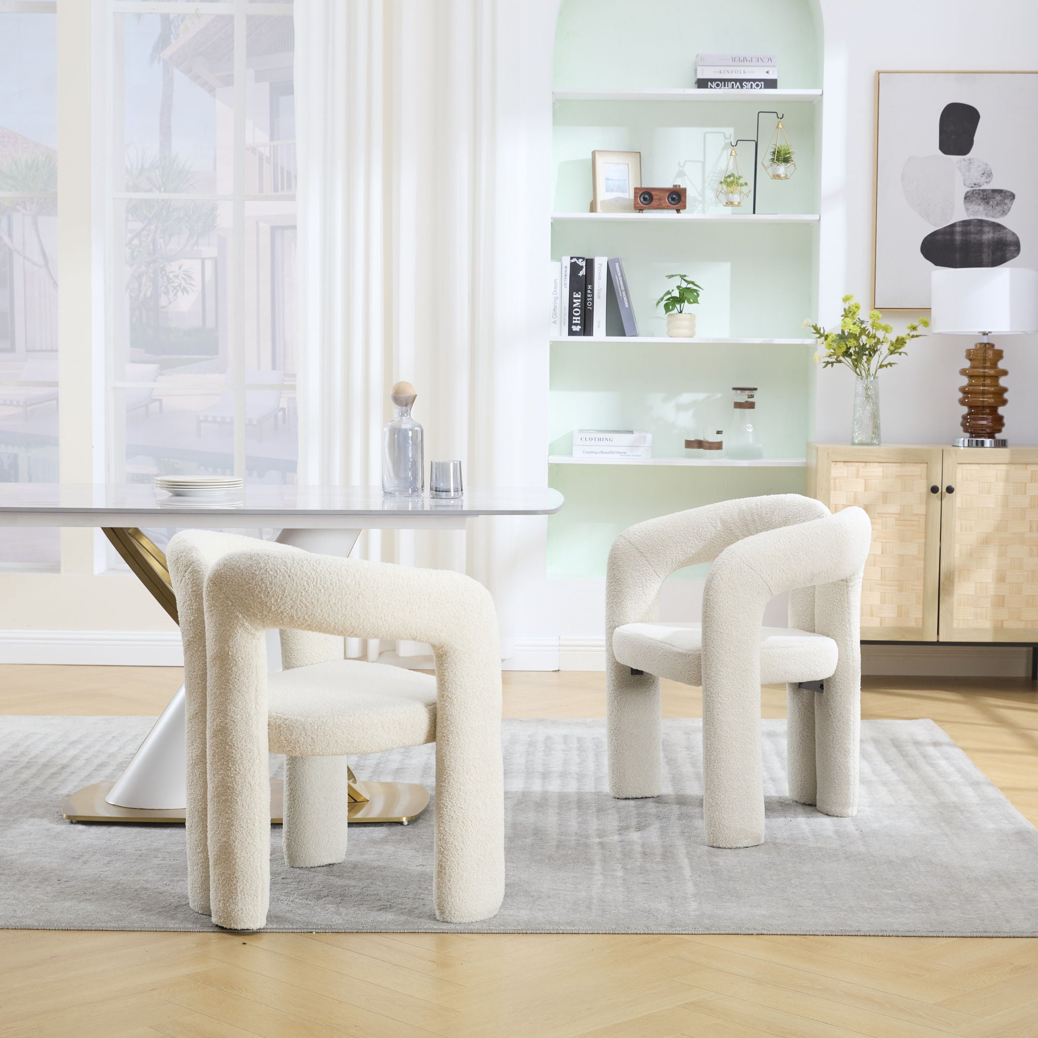 Coolmore Contemporary Designed Accent / Dining Chair With Armrests