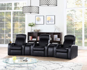 Coaster Fine Furniture Cyrus - Upholstered Home Theater Seating | Meri Furniture