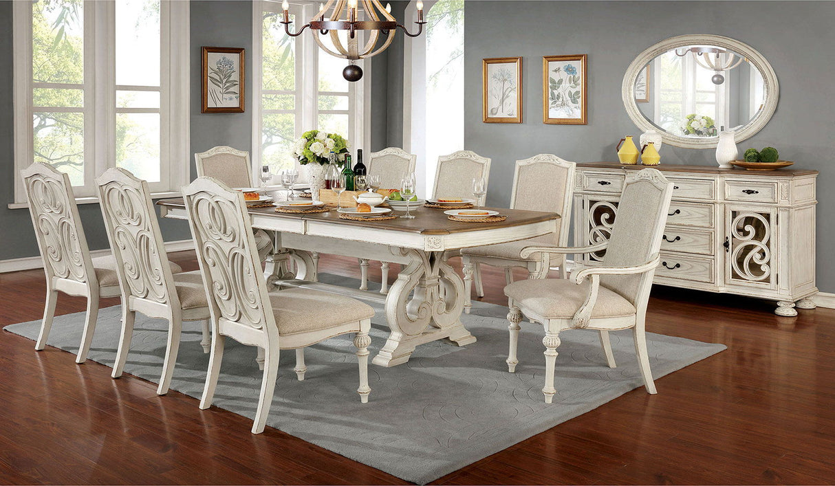 Furniture of America Arcadia - Arm Chair (Set of 2) | Meri Furniture