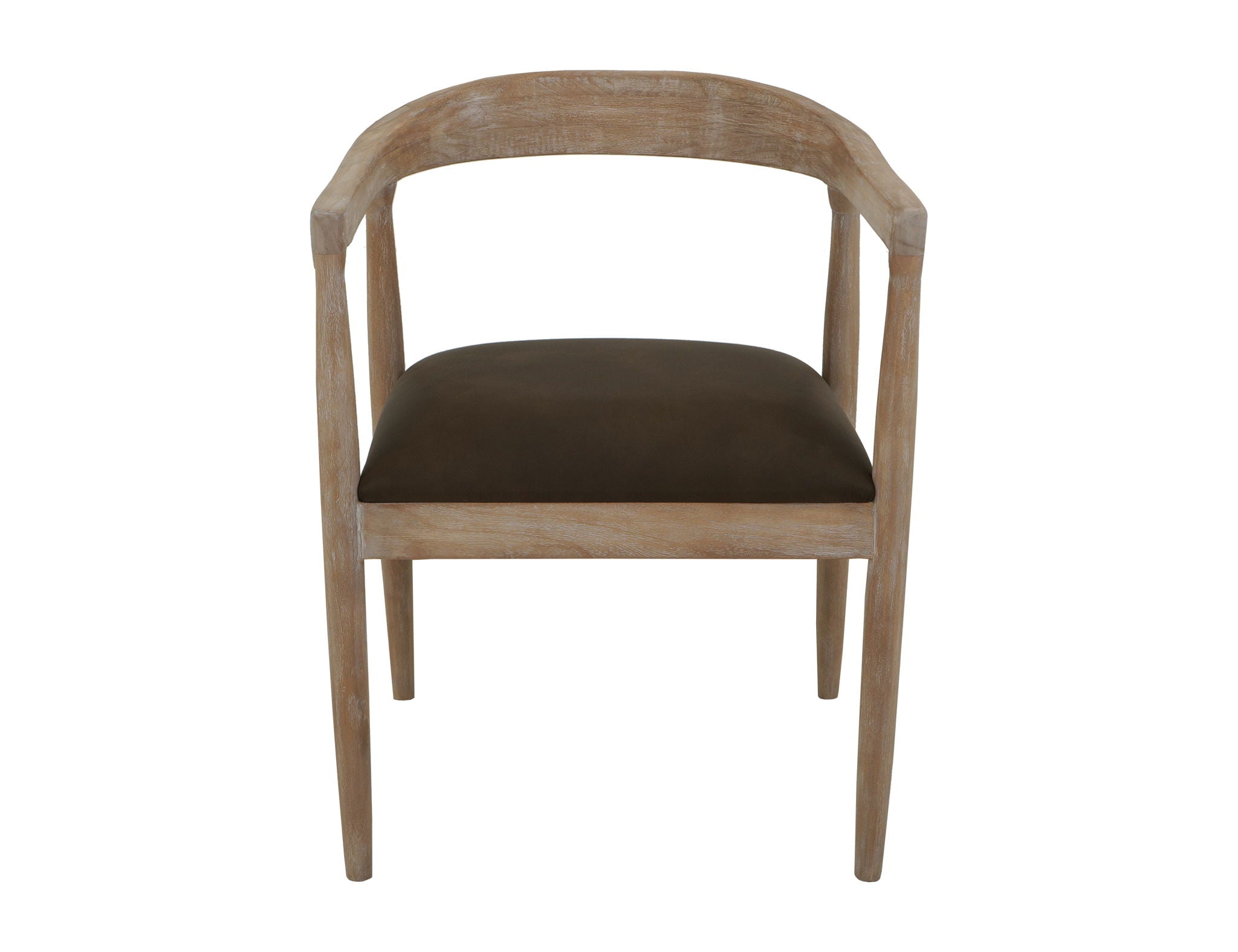 Teak - Chair - Ivory White