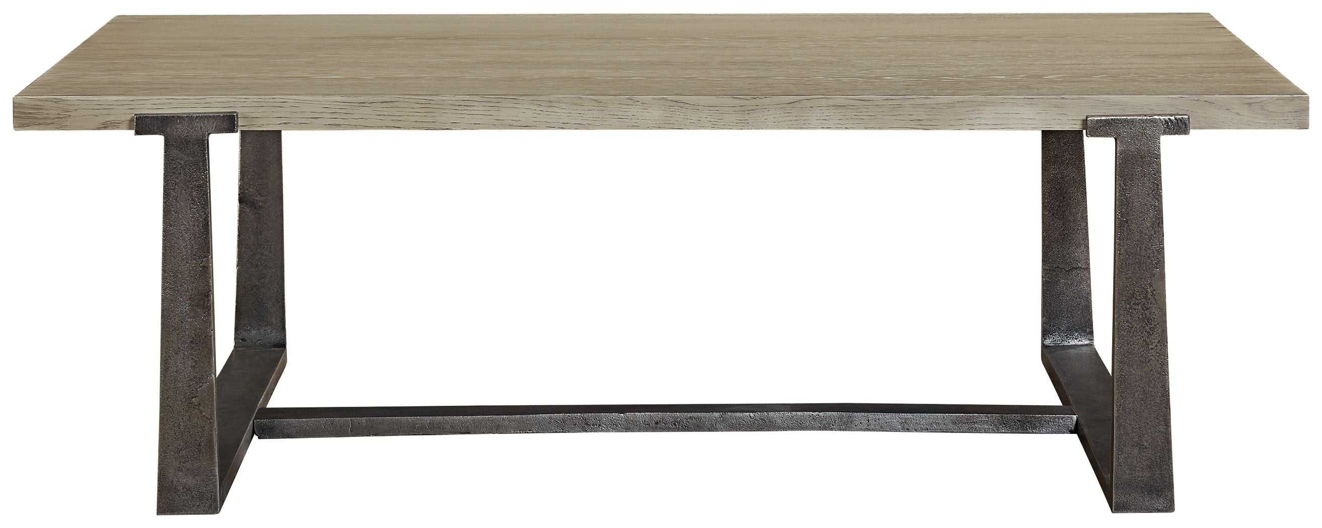 Signature Design by Ashley® Dalenville - Gray - Rectangular Cocktail Table | Meri Furniture