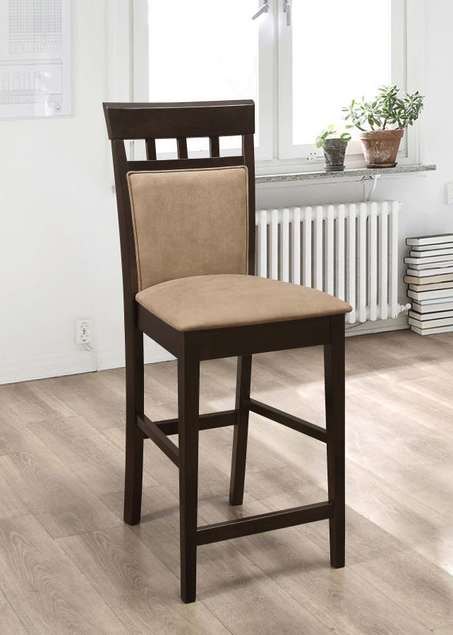 Coaster Fine Furniture Gabriel - Closed Back Counter Chair (Set of 2) - Cappuccino | Meri Furniture
